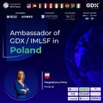Magdalena Mróz as Ambassador as GDX / IMLSF for Poland